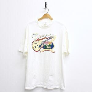 Vintage Texas Music Guitar T Shirt XL
